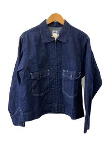 POST OVERALLS◆Service Jacket/Gジャン/S/デニム/IDG/1110B-8D