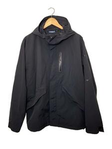 INTER BREED◆マウンテンパーカ/L/ナイロン/BLK/無地/IB16AW-37