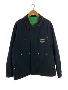 X-LARGE◆ジャケット/XL/コットン/BLK/無地/22AW/REVERSIBLE WORK JACKET