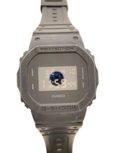 CASIO◆クォーツ腕時計・G-SHOCK/デジタル/ラバー/BLK/BLK/SS/DW-5600BB-1JF