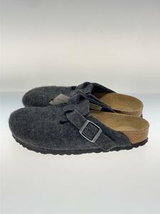 BIRKENSTOCK◆BOSTON/フェルト地サンダル/24cm/GRY/ウール