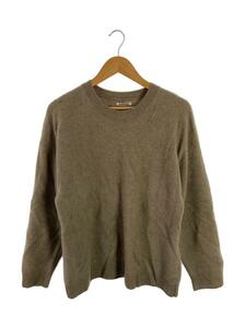 AURALEE◆BABY CASHMERE KNIT P/O/セーター(厚手)/3/BEG/A8AP01BC/肩小汚れ