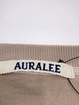 AURALEE◆Tシャツ/4/コットン/ベージュ/A22T01PS_画像3