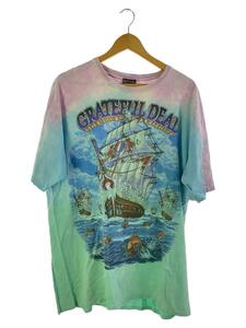 90S/grateful dead/ LIQUID BLUETシャツ/XL/コットン/BLU