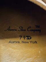 AURORA SHOES◆シューズ/US7.5/BRW/レザー_画像5