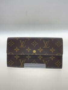 LOUIS VUITTON◆2)ポシェット・ポルト・モネ・クレディ_モノグラム・キャンバス_BRW/PVC/BRW/メンズ