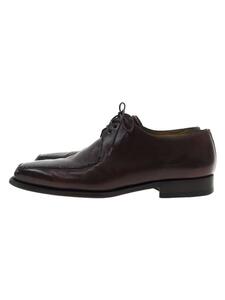 Santoni◆スクエアトゥレザーシューズ/UK8/BRD