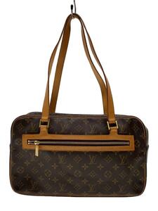 LOUIS VUITTON◆M51181/シテGM_モノグラム・キャンバス/ハンドバッグ/フランス製/ブラウン