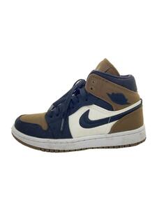 NIKE◆AIR JORDAN 1 MID SE_エアジョーダン 1 ミッド SE/23cm/カーキ/