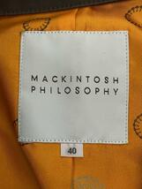 MACKINTOSH PHILOSOPHY◆ステンカラーコート/40/-/BRW/無地_画像3