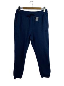 THE NORTH FACE◆ノースフェイス/HEATHER SWEAT PANT_ヘザースウェットパンツ/L/コットン/BLU