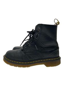 Dr.Martens◆1460 PASCAL FRNT ZIP/レースアップブーツ/UK5/ブラック/レザー