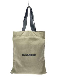 JIL SANDER◆トートバッグ/キャンバス/クリーム/shopper bag