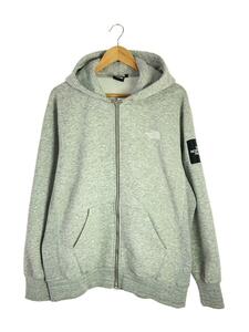 THE NORTH FACE◆ジップパーカー/XL/ポリエステル/GRY/無地/nt62349