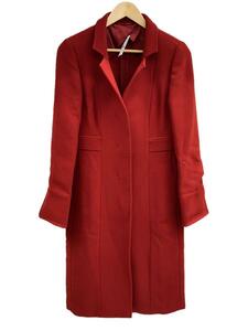 MAX MARA◆コート/38/ウール/RED/無地/10160209