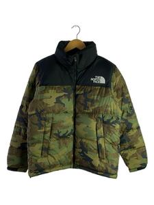 THE NORTH FACE◆NOVELTY NUPTSE JACKET_ノベルティーヌプシジャケット/M/ナイロン/GRN/カモフラ