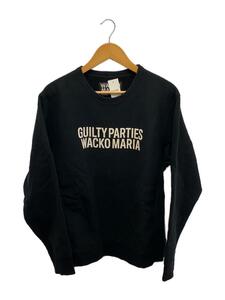 WACKO MARIA◆23AW/HEAVY WEIGHT CREW NECK SWEAT SHIRT/スウェット/L/コットン/BLK