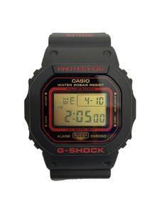 CASIO◆クォーツ腕時計_G-SHOCK/デジタル/ラバー/BLK/BLK/プラスチック