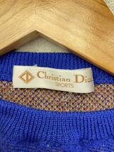 Christian Dior SPORTS◆セーター(薄手)/L/コットン/BLU/総柄/06D2760_画像3