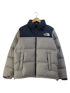 THE NORTH FACE◆NUPTSE JACKET_ヌプシジャケット/L/ナイロン/GRY