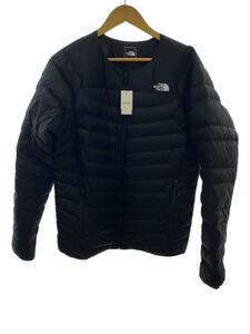 THE NORTH FACE◆THUNDER ROUNDNECK JACKET_サンダーラウンドネックジャケット/XL/ナイロン/BLK