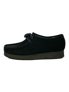 Clarks◆Wallabee/ブーツ/24cm/BLK/スウェード/11826