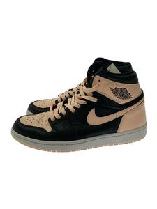 NIKE◆AIR JORDAN 1 RETRO HIGH OG/エアジョーダン1レトロハイ/ブラック/27.5cm/BLK