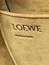 LOEWE◆トートバッグ/レザー/BRW/無地/ゲートトップ 2Wayバック_画像5