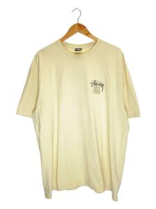 STUSSY◆BUILT TOUGH TEE/Tシャツ/XL/コットン/YLW