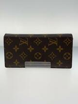 LOUIS VUITTON◆ポルト・フォイユ・ブラザ_モノグラム・キャンバス_BRW/PVC/BRW/レディース//_画像2