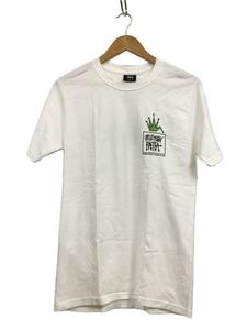 STUSSY◆Tシャツ/S/コットン/WHT//