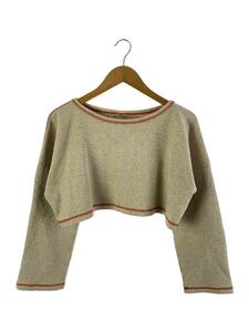 BASERANGE*Nape Crop Pullover/ short height cut and sewn /S/ cotton /CRM/4131180000//