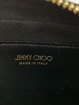 JIMMY CHOO◆ショルダーバッグ/レザー/BLK/無地//_画像5