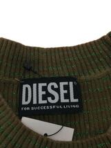 DIESEL◆カットソー/M/コットン/GRN/総柄/M-ERIE/タイダイリブカットソー//_画像3