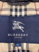 BURBERRY LONDON◆ダウンジャケット/36/ナイロン/BLK//_画像3