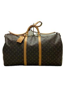 LOUIS VUITTON◆キーポル・バンドリエール55_モノグラム・キャンバス_BRW/PVC/ブラウン/M41414/ルイヴィトン//