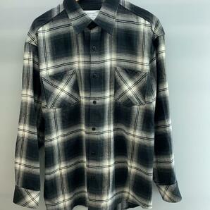 Rafu/Standerd shirt/長袖シャツ/L/コットン/BLK/オンブレCK//の画像1