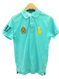 POLO RALPH LAUREN◆ポロシャツ/S/コットン/BLU//