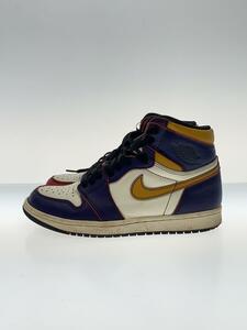 NIKE◆AIR JORDAN 1 RETRO HIGH OG DEFIANT/エアジョーダンハイ/パープル/26cm/P