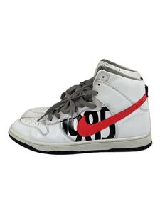 NIKE◆DUNK LUX UNDFTD/ハイカットスニーカー/28cm/WHT/826668-160//