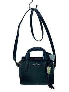 kate spade new york◆ショルダーバッグ/レザー/BLK/Q069