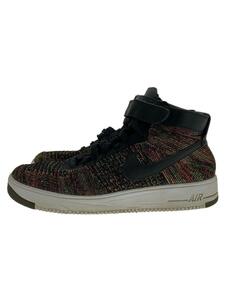 NIKE◆AF1 ULTRA FLYKNIT MID/エアフォースワンウルトラフライニットミッド/ブラック/28.5cm/BL