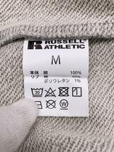 RUSSELL ATHLETIC◆長袖ワンピース/M/コットン/GRY/RCW-22709_画像4