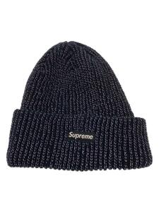 Supreme◆17AW/REFLECTIVE LOOSE GAUGE BEANIE/FREE/アクリルメンズ