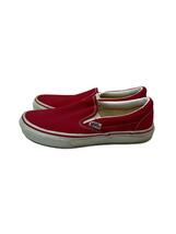 VANS◆ローカットスニーカー/US6.5/RED/キャンバス/V-98_画像1