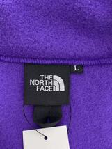 THE NORTH FACE◆フリースジャケット/L/ポリエステル/パープル/NA72051_画像3