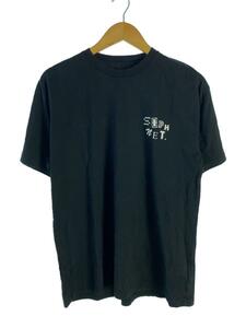 SOPHNET.◆Tシャツ/L/コットン/BLK/プリント/SOPH-200094//