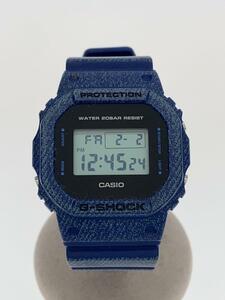 CASIO◆クォーツ腕時計/デジタル/ラバー/BLK/IDG/DW-5600DE//