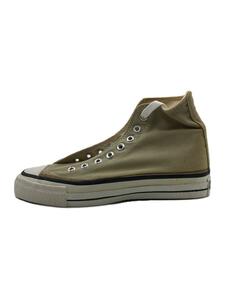 CONVERSE◆ハイカットスニーカー/US7.5/BEG/キャンバス//