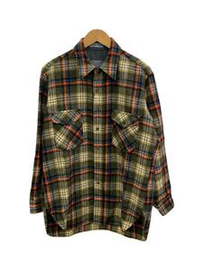 PENDLETON◆長袖シャツ/L/ウール/マルチカラー/チェック